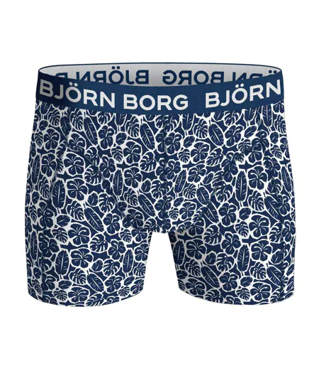 3 Pack Mens Designer Band Cotton Boxer Shorts