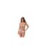 Womens/ladies Floral Tie Detail Bikini Set Multicoloured Be You-1