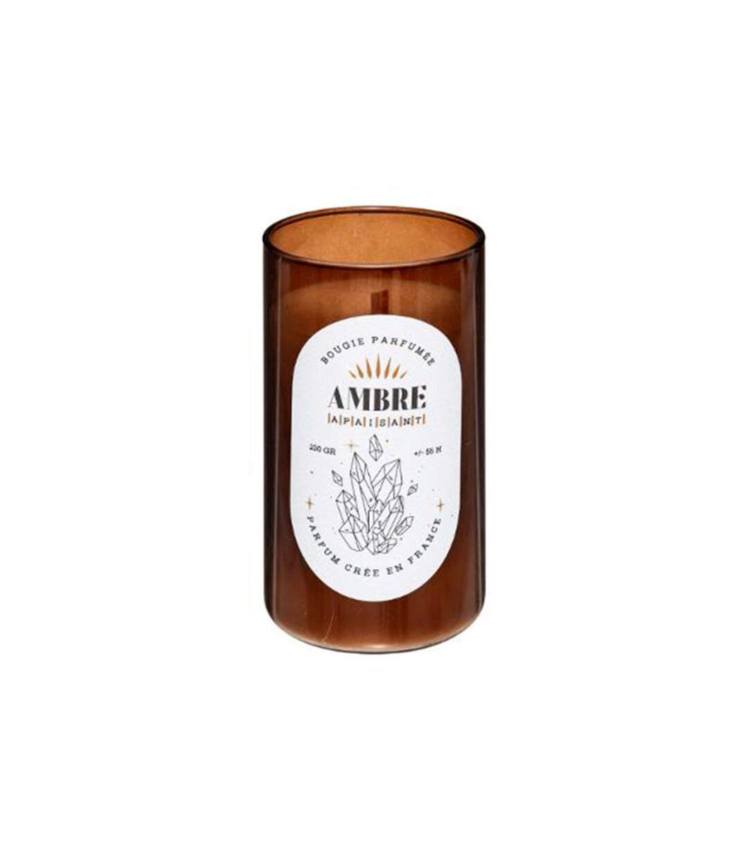 Bougie Parfumée en Verre Snow 230g Ambre-2