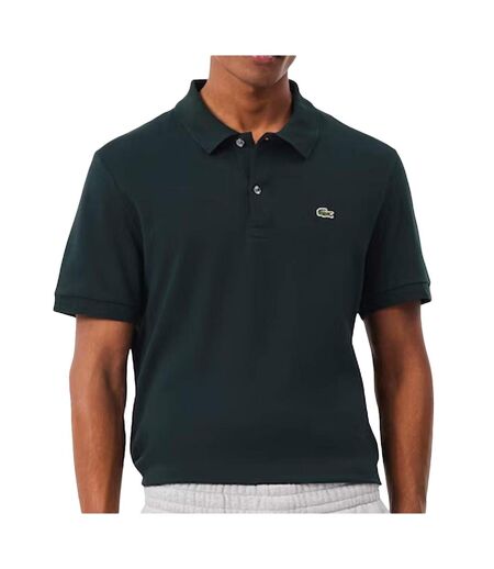 Polo vert sapin homme lacoste fit pima