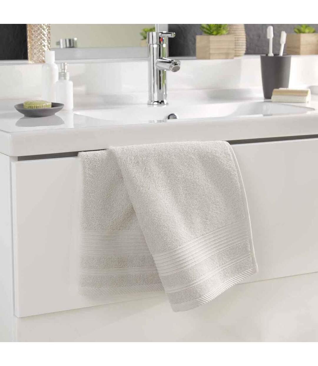 Serviette de Toilette Tendresse 50x90cm Lin-2