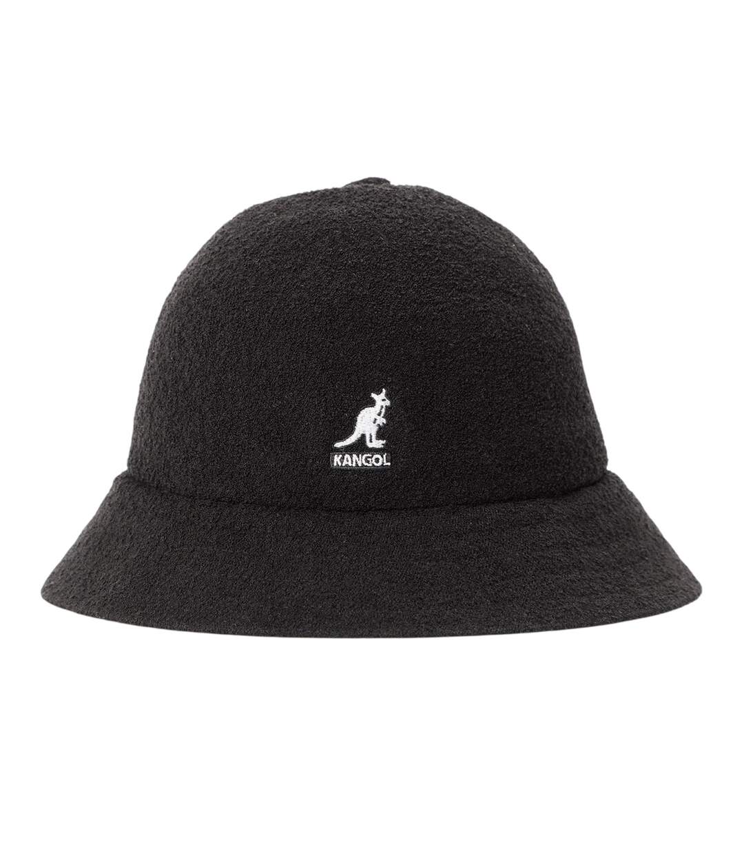 Bob Motif/style Logo Brodé Bermuda Noir Kangol-1