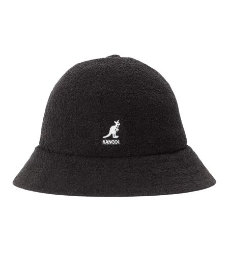 Bob Motif/style Logo Brodé Bermuda Noir Kangol
