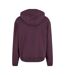 Sweat À Capuche À Fermeture Éclair Pour Hommes Prune Pourpre Build Your Brand-2