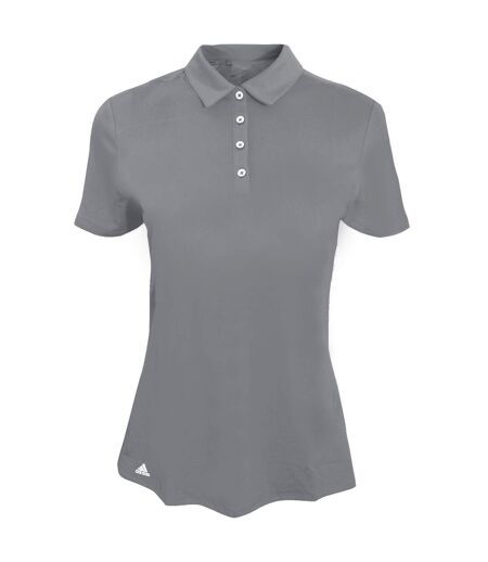 Adidas Teamwear Womens/Ladies Lightweight Short Sleeve Polo Shirt (Mid Grey)