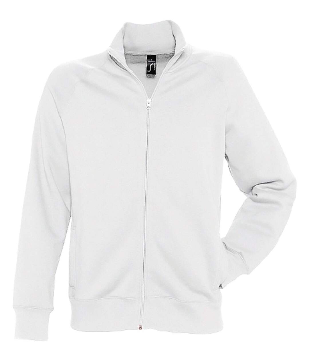 Veste molleton gratté zippée - Homme - 47200 - blanc-2