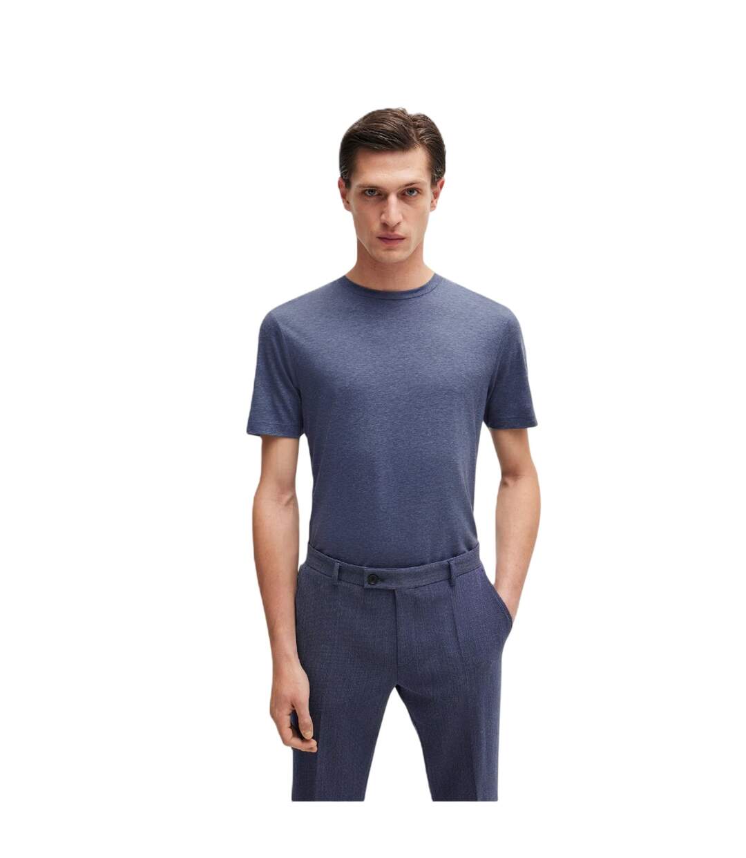 T-shirt Tessler Homme Bleu Marine Boss-4
