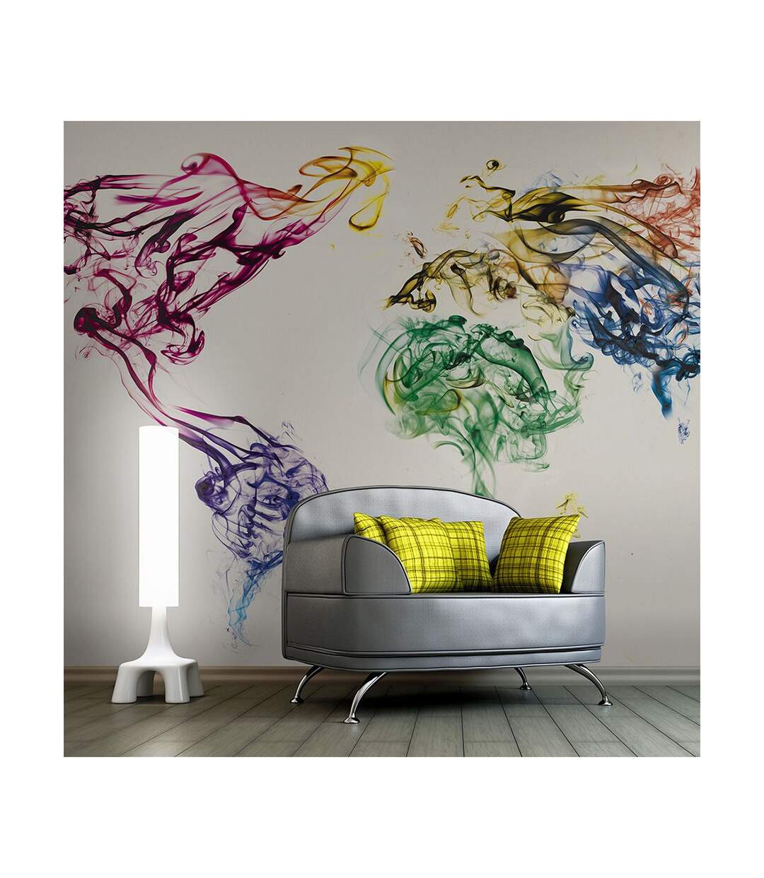 Papier Peint Dancing Smoke Trails II 450x270cm-1