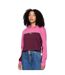 Sweat À Capuche Laagna Femme Rose Bordeaux Fila-1