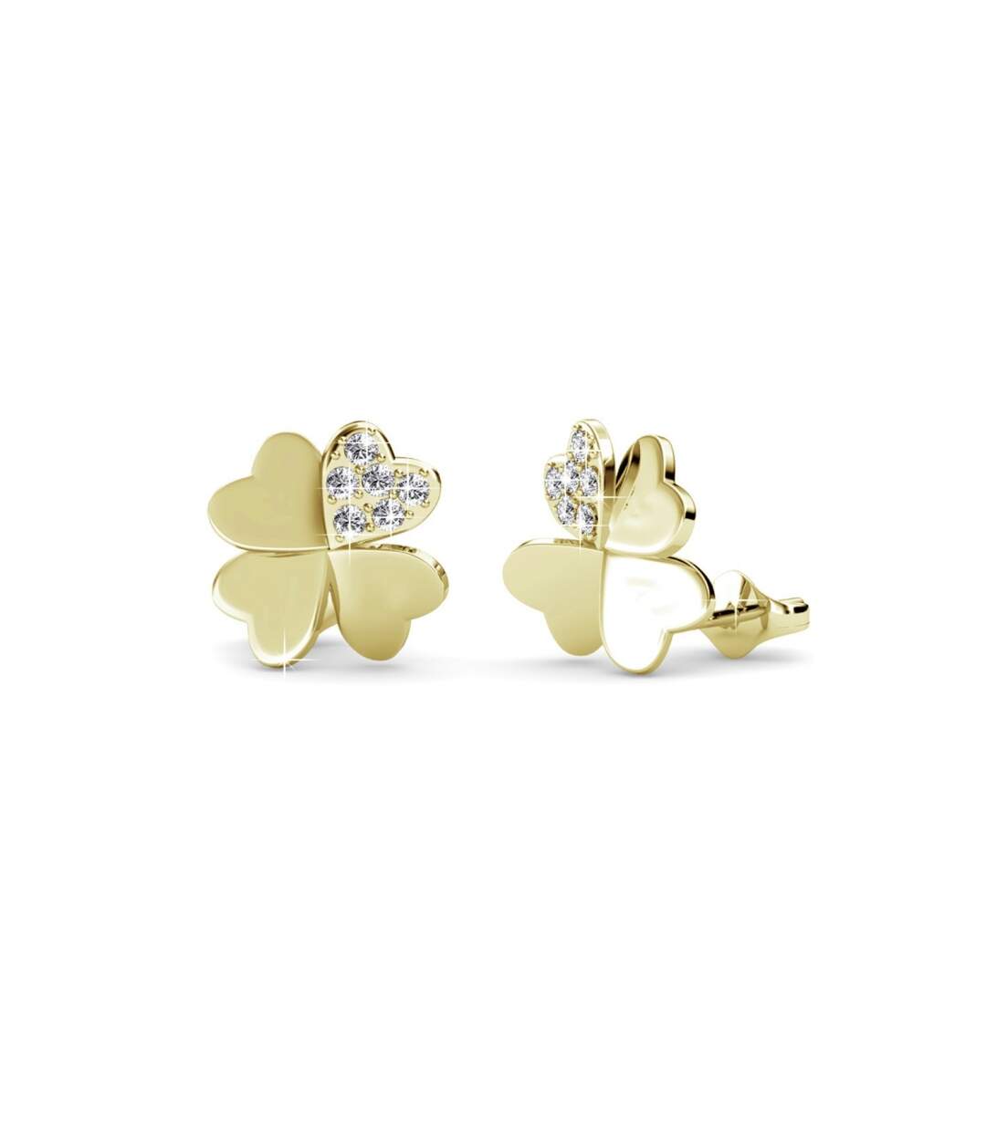 Boucles d'oreilles Lucky Clover - Cristal d'Autriche-1