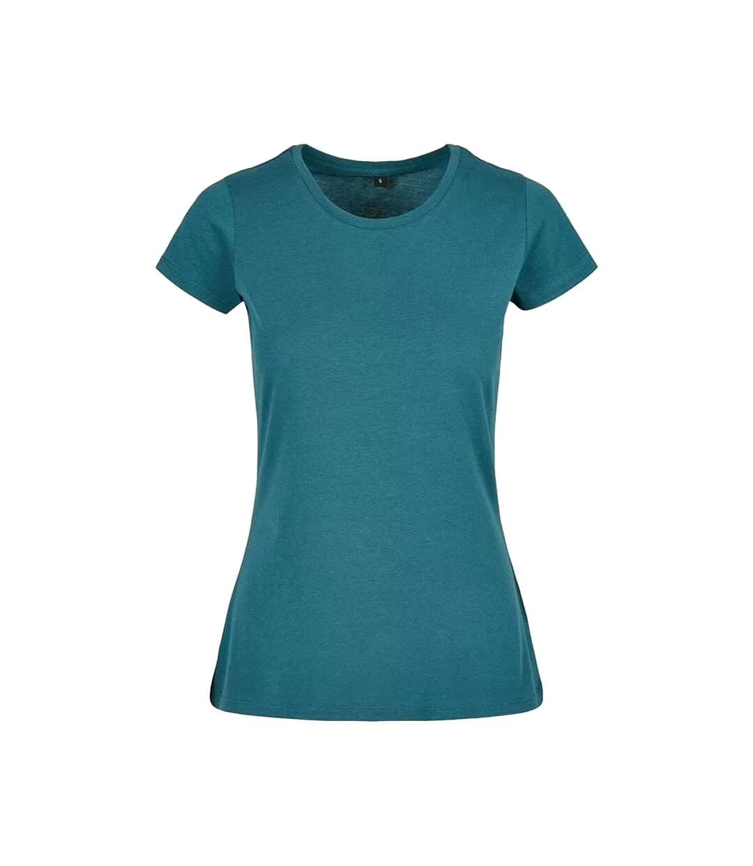 Womens/ladies Basic T-shirt Teal Build Your Brand-1