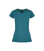 Womens/ladies Basic T-shirt Teal Build Your Brand-1