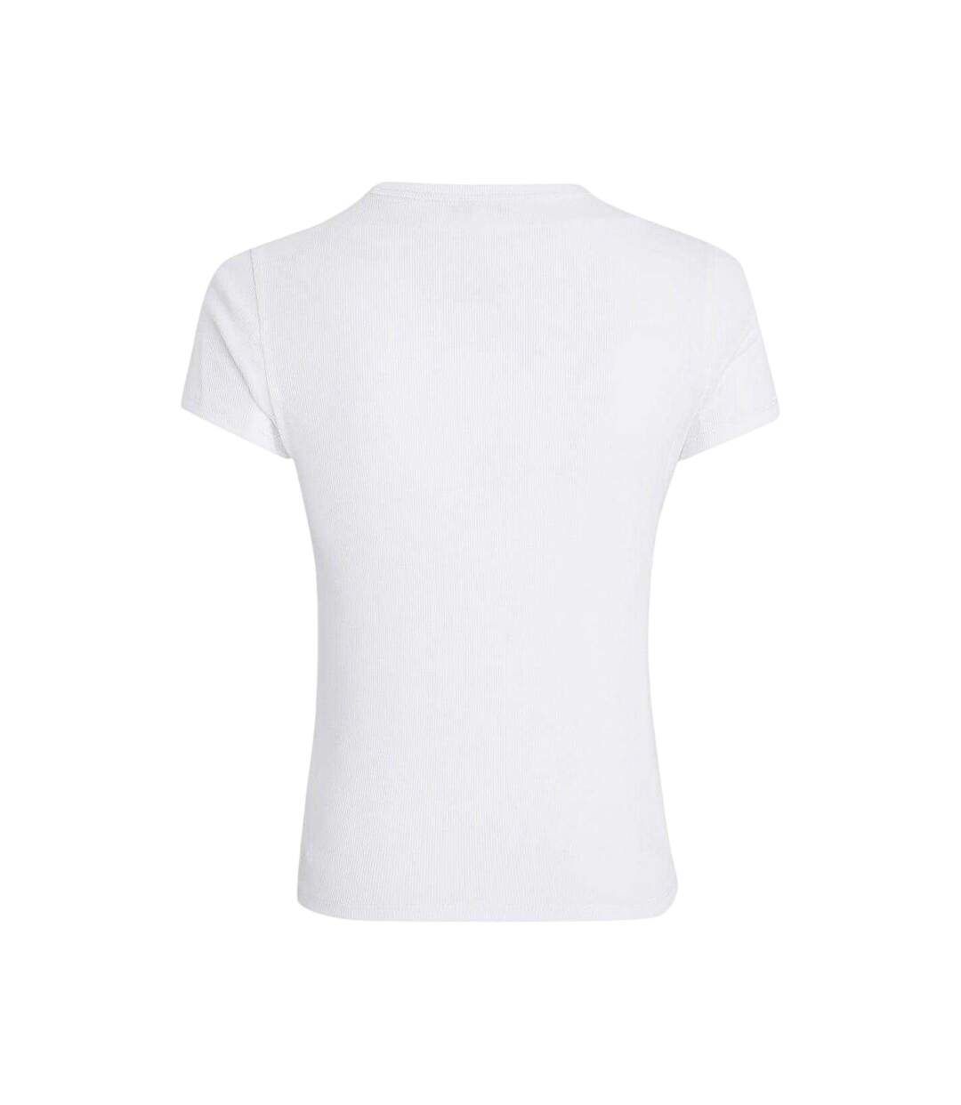 T-shirt Motif/style Logo Femme Blanc Tommy Jeans-3