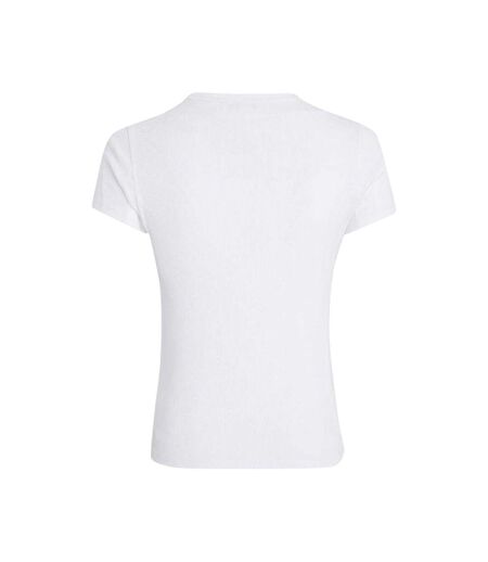 T-shirt Motif/style Logo Femme Blanc Tommy Jeans