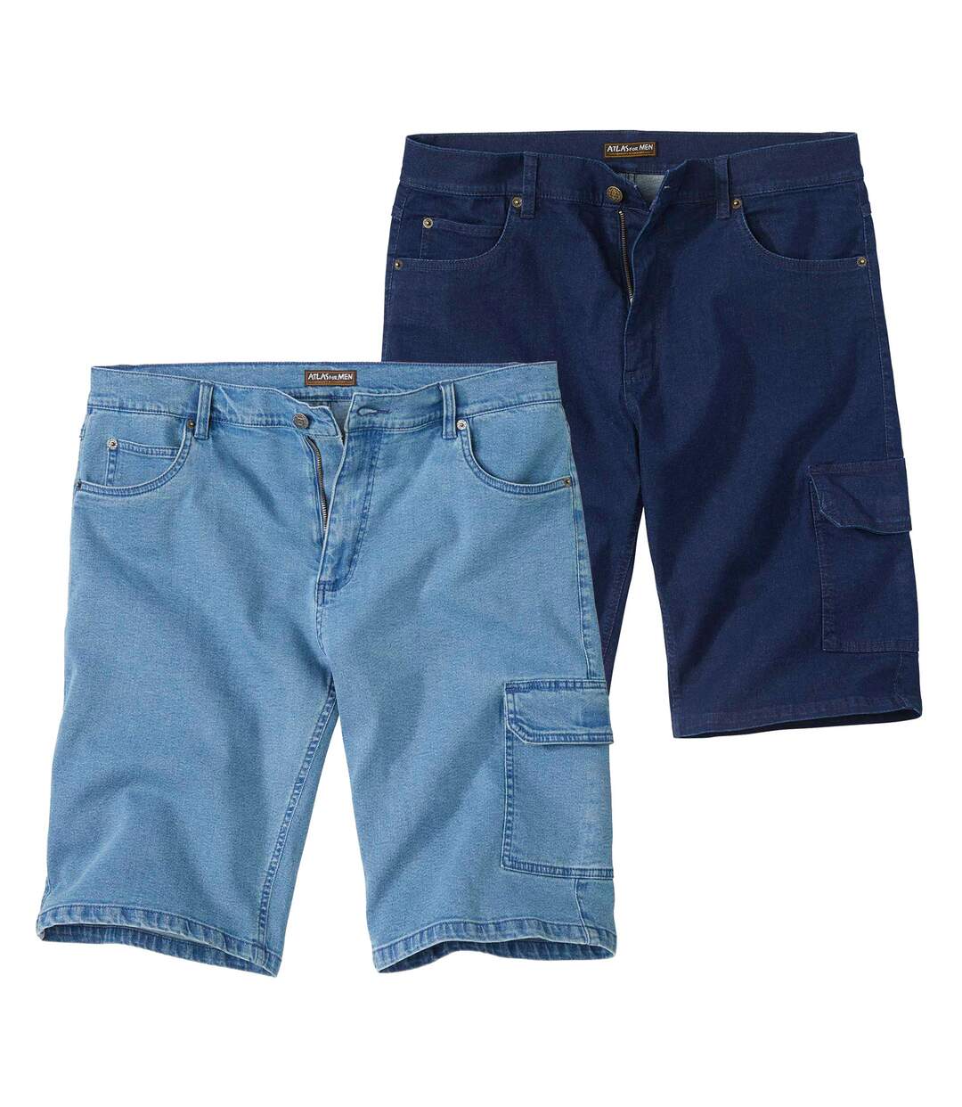 Két darabos Denim Atlas® bermuda szett-1