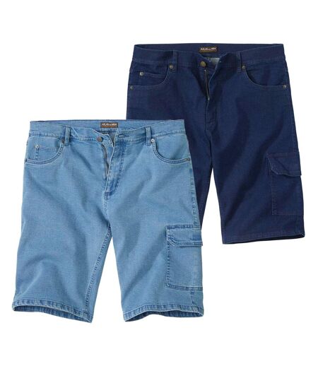 Set van 2 korte jeans broeken