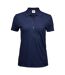 Polo manches courtes - Femme - 145 - bleu denim