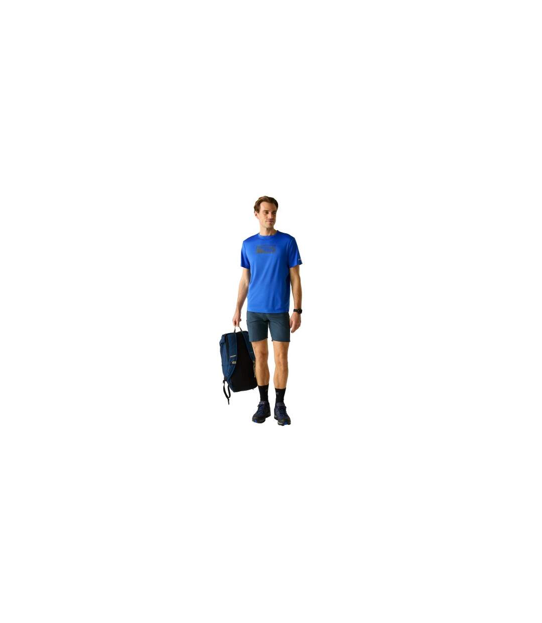 Mens Fingal River T-shirt Olympian Blue Regatta-1