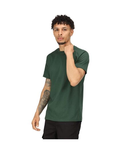 Regatta Mens Pro Cotton Soft Touch T-Shirt (Dark Green)