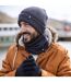 Mens 3.6 TOG Fleece Lined Thermal Turn Over Cuff Winter Beanie Hat-3
