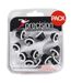 Precision Premier Pro Football Boot Studs Set (White/Black) - UTRD328-1
