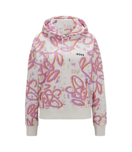 Womens/ladies Ecaisy Hoodie Multicoloured Hugo Boss