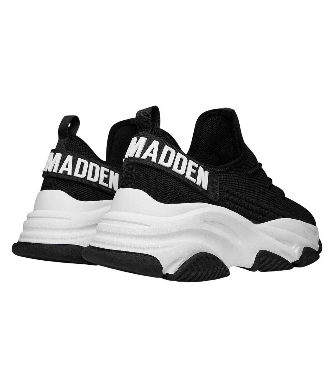 Baskets Protege Femme Noir Blanc Steve Madden-2