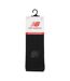 Lot De 3  Chaussettes Motif/style Logo Adulte Noir New Balance-2