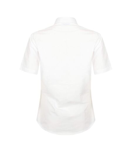 Chemisier Manches Courtes Femme Blanc Henbury