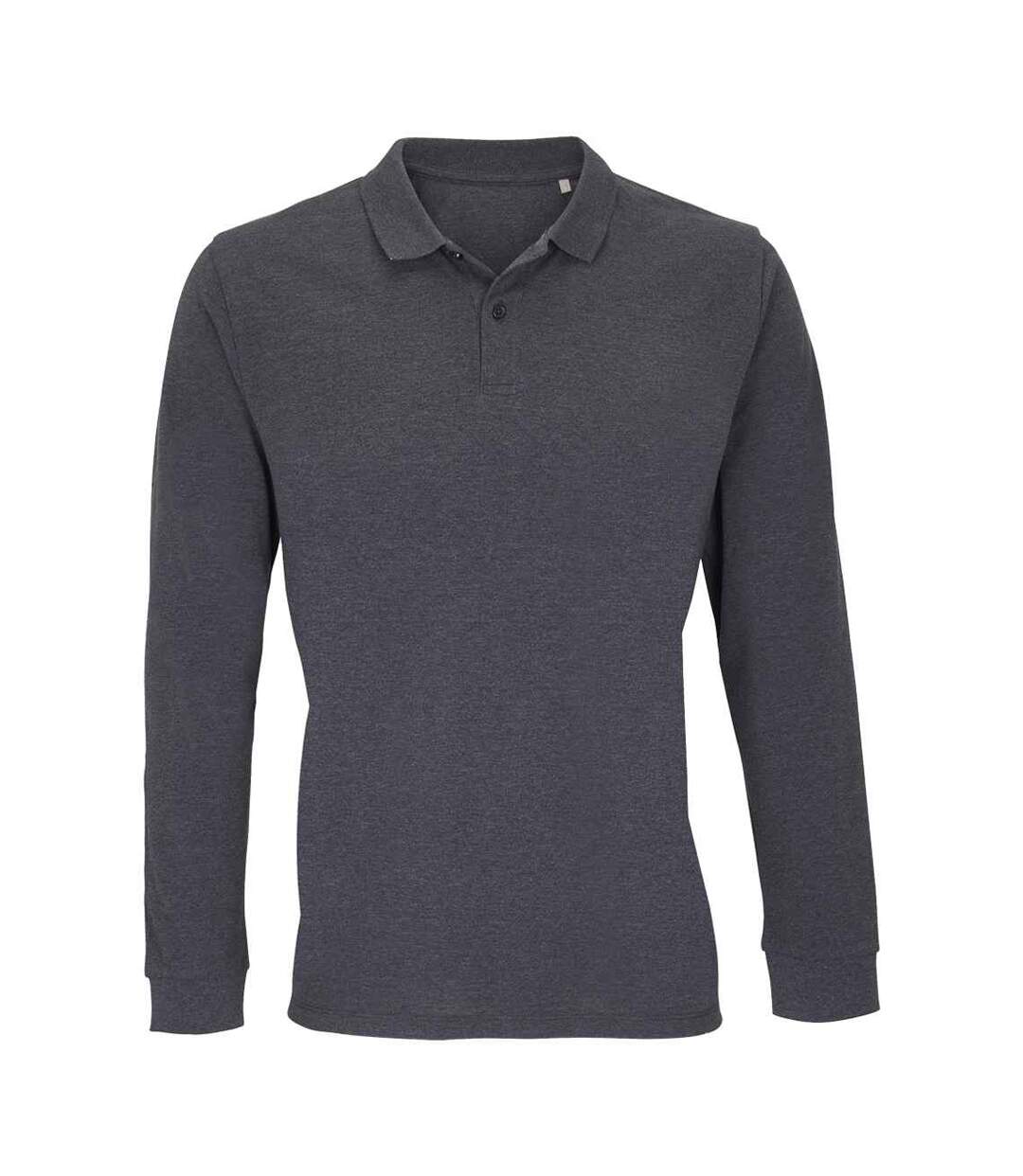 Polo Planet Adulte Charbon Chiné SOLS-1