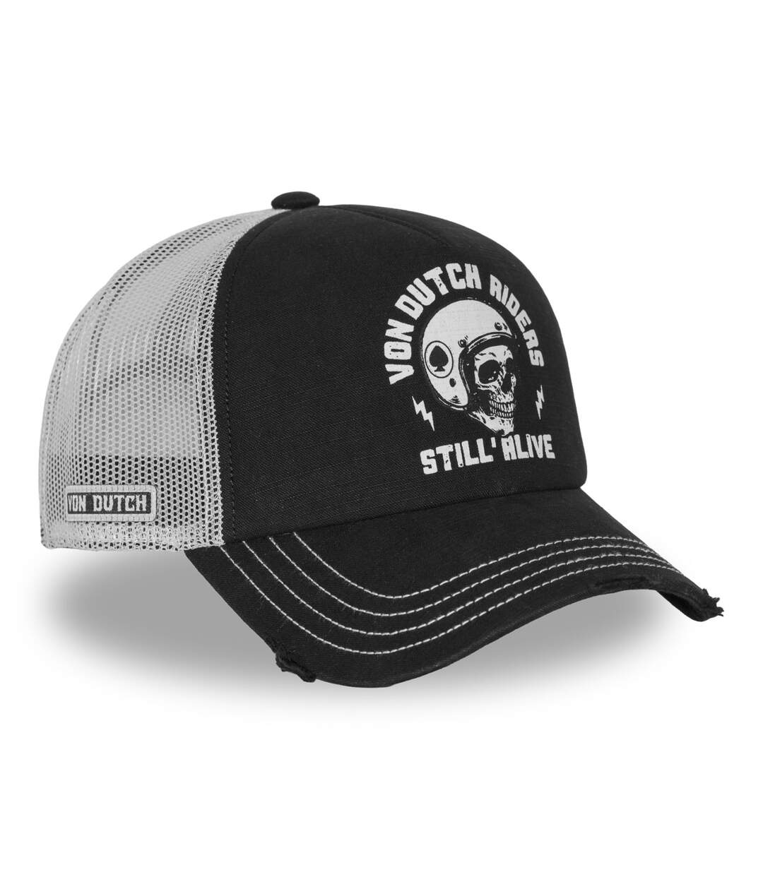 Casquette trucker imprimée avec filet Crew Vondutch-4