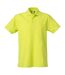 Polo Basic Homme Vert Fluo Clique-1