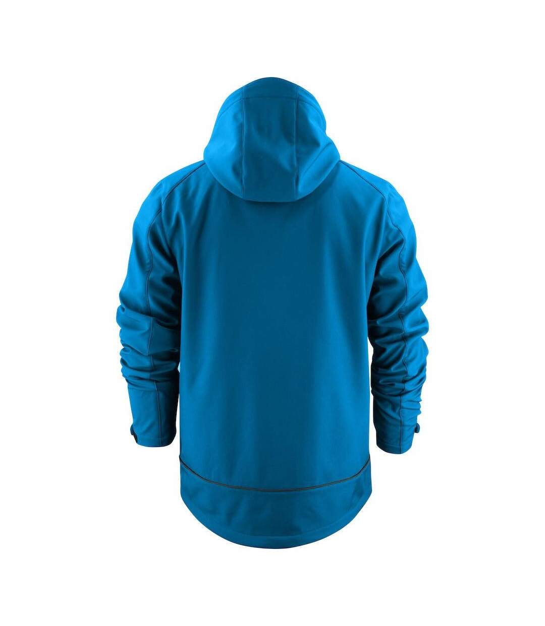 Mens Karting Soft Shell Jacket Ocean Blue Printer-2