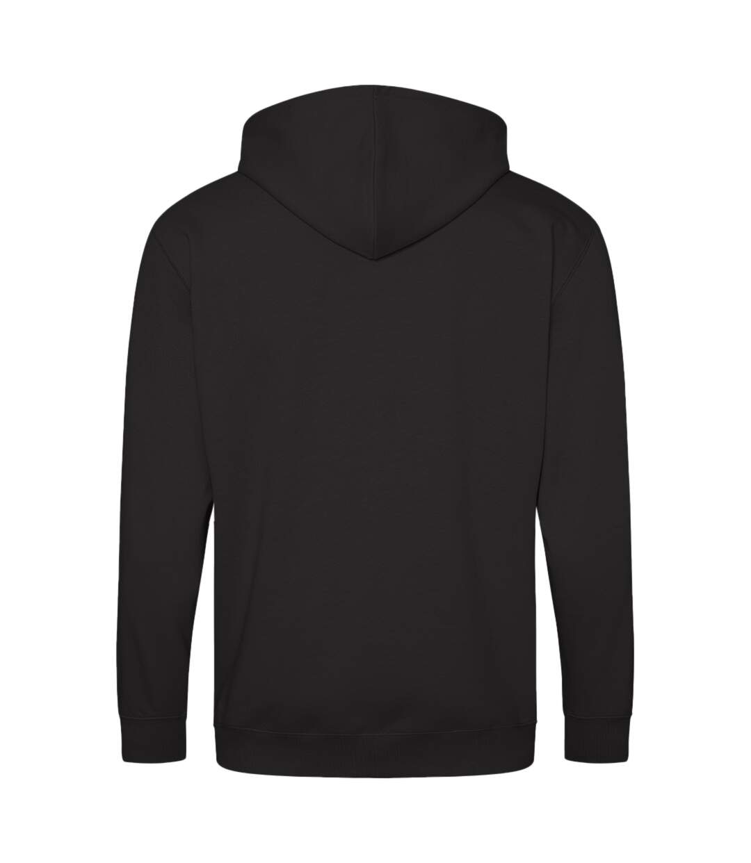 Sweatshirt À Capuche Et Fermeture Zippée Homme Noir Profond Awdis-2