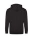Sweatshirt À Capuche Et Fermeture Zippée Homme Noir Profond Awdis-2