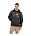 Sweat À Capuche Motif/style Détail Contrasté Homme Noir New Balance-1