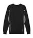 Mens Logo Crew Neck Sports Sweatshirt Black Puma-3