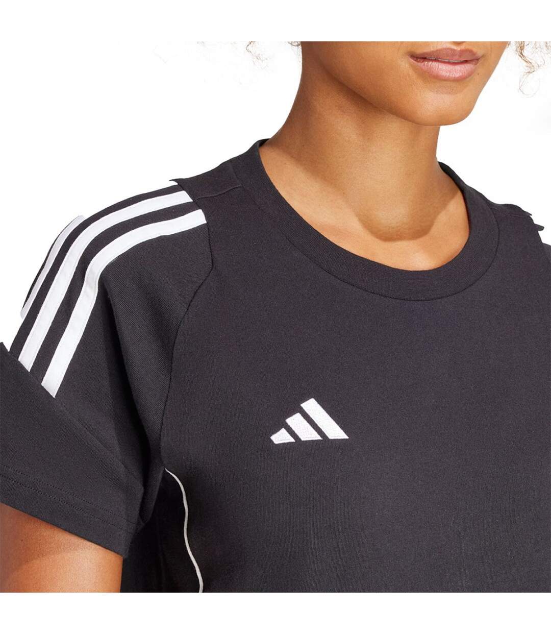 T-shirt Tiro Femme Noir Adidas-4