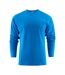 Unisex Adult Heavier Pro Long-sleeved T-shirt Ocean Blue Printer-2