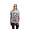 Disney - T-shirt SHY - Femme (Gris) - UTTV1667