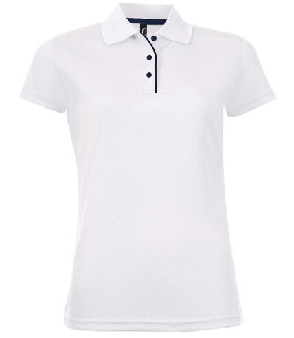 Polo sport performer - Femme - 01179 - blanc