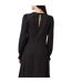 Robe Mi-longue Manches Longues Motif/style À Pois Kimmy Femme Noir Finery-3