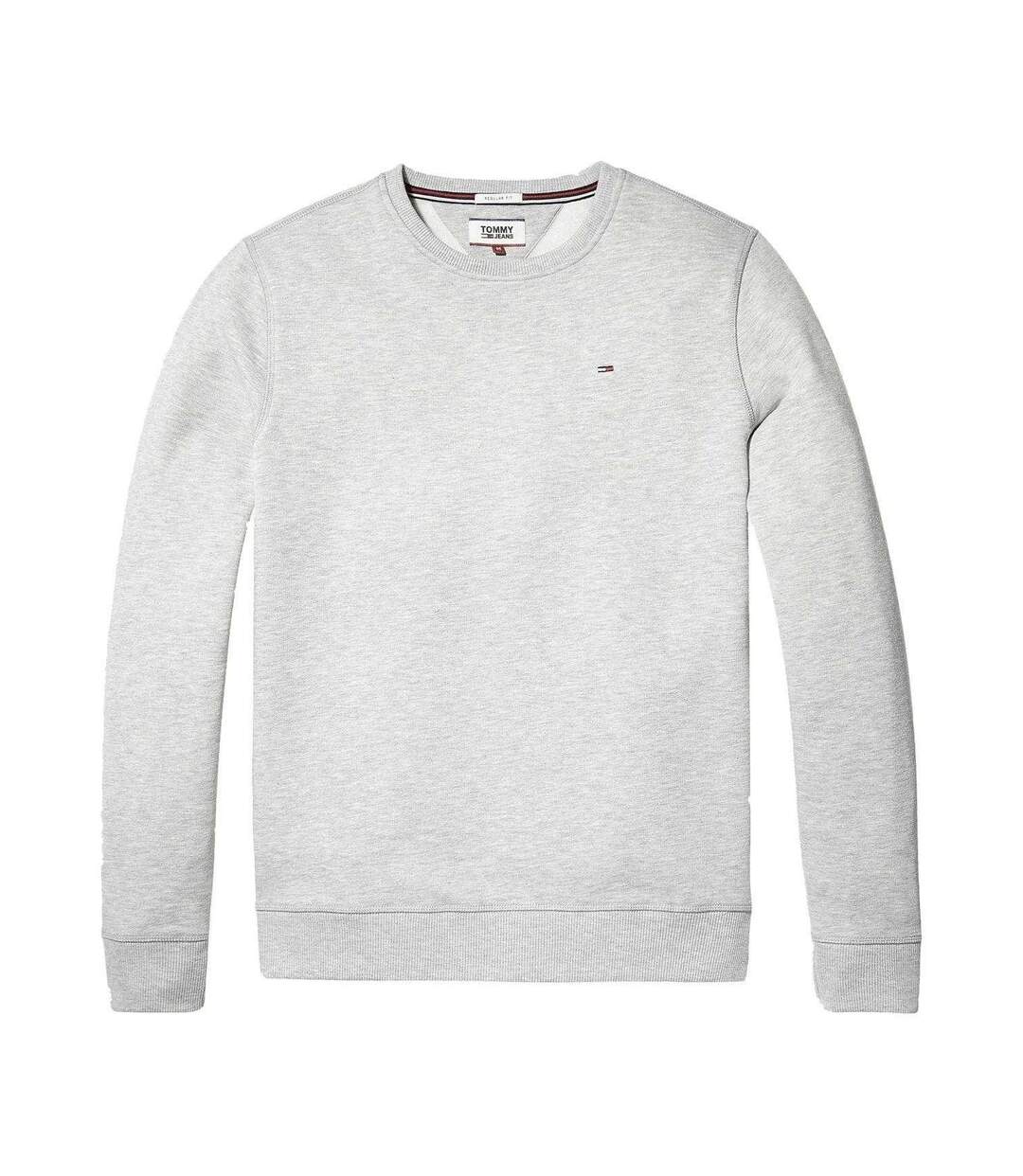 Sweat Homme Gris Chiné Tommy Jeans-2