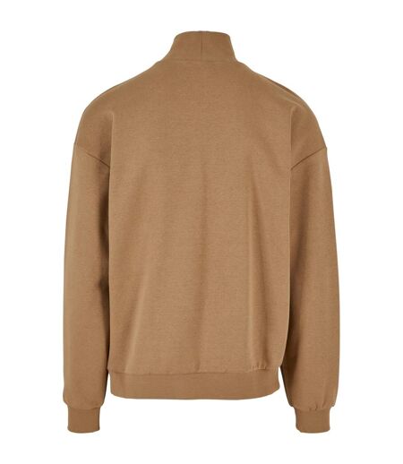 Sweat Motif/style Ras-du-cou Homme Beige Foncé Urban Classics