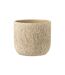 Cache-Pot Design Rugueux 22cm Beige