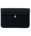 Plain bamboo laptop sleeve one size black MidOcean-1