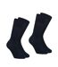 Lot de 2 paires de chaussettes mi-hautes Fil d'Ecosse homme Fait en France Eminence-1
