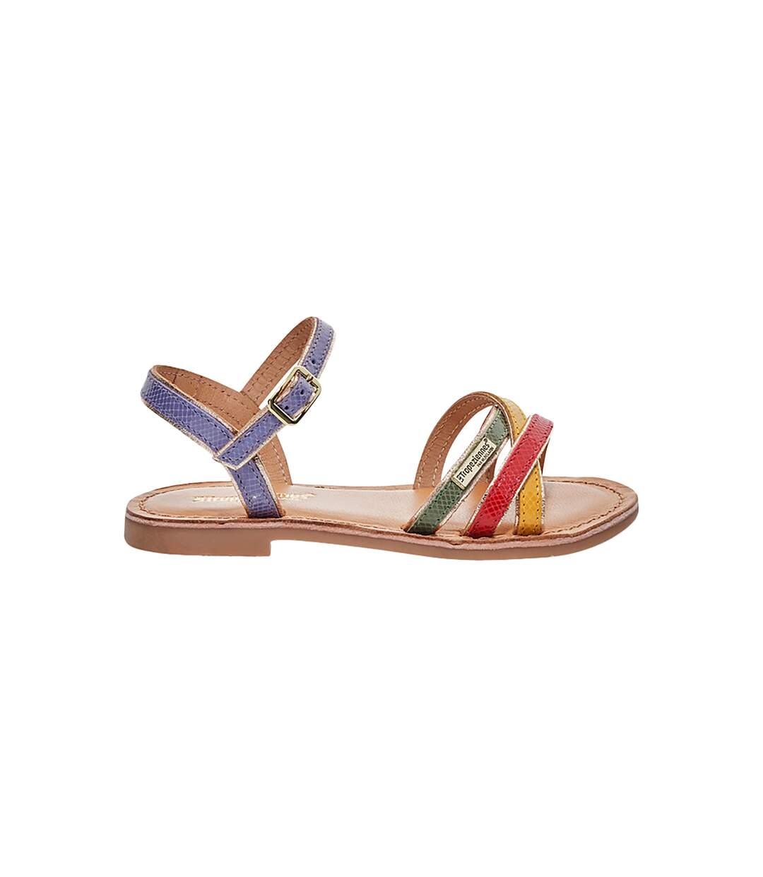 Sandales Plate Cuir Tropeziennes Belix Par M Belarbi-2