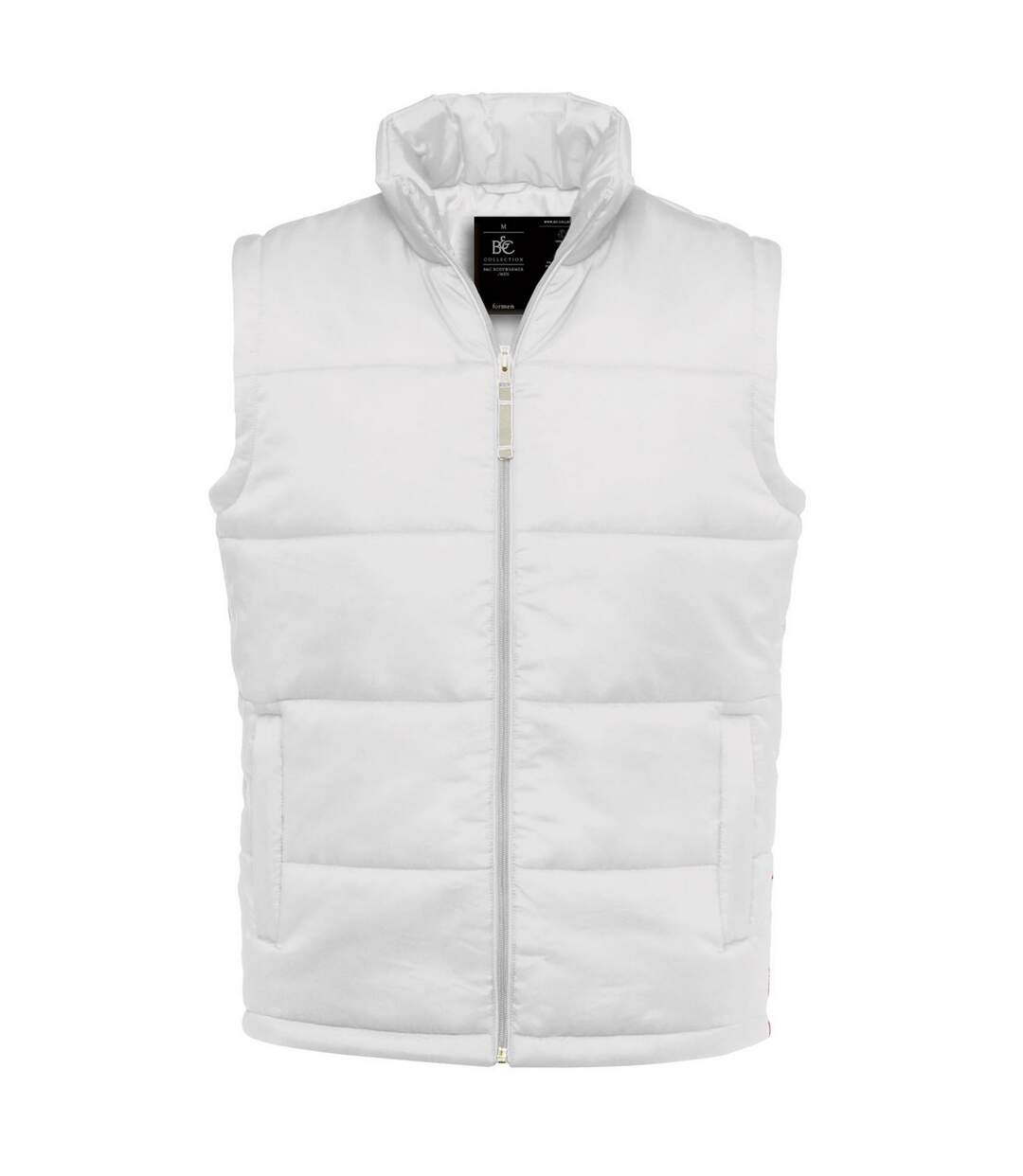 Veste Sans Manches Motif/style Uni Homme Blanc B&C-1
