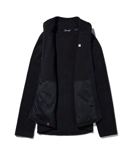 Mens Prism Interactive Polartech Fleece Top Black Berghaus